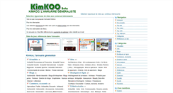 Desktop Screenshot of annuaire.kimkoo.fr